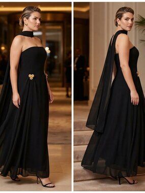 Dramatic Black Party Dress